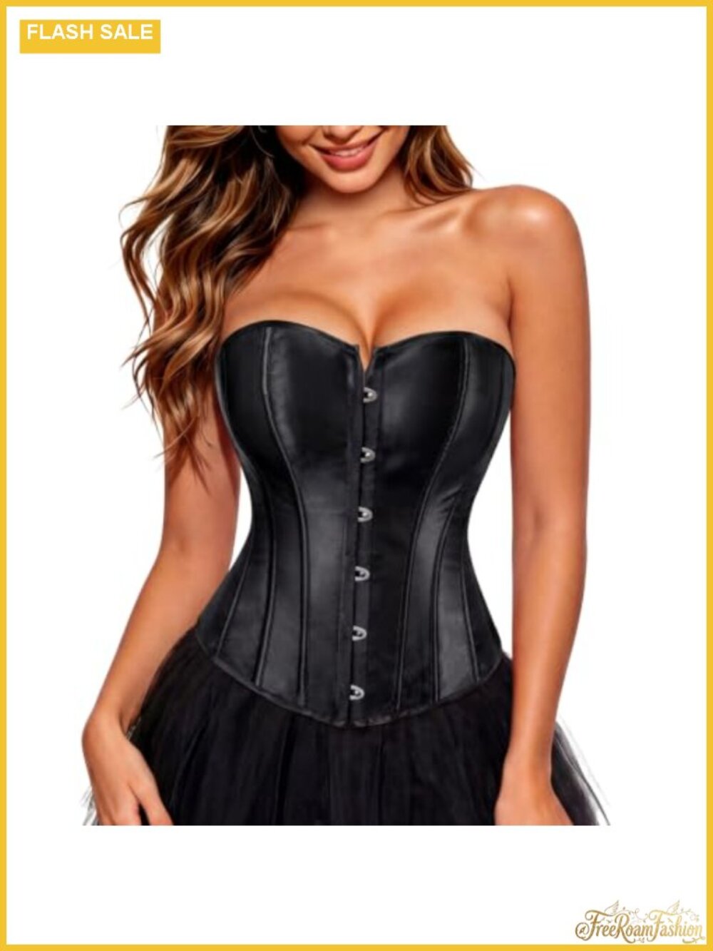 Renaissance Lace Up Corset Top Women Overbust Bustier